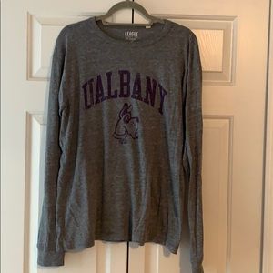 University at Albany Unisex Long sleeve shirt